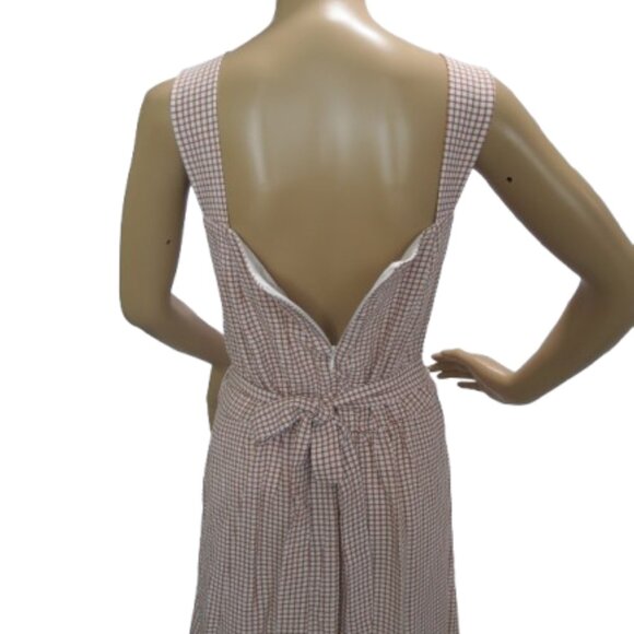 London Times Plaid Maxi Dress - Picture 6 of 7